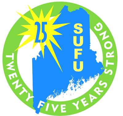 SUFU logo - 25 Years Strong